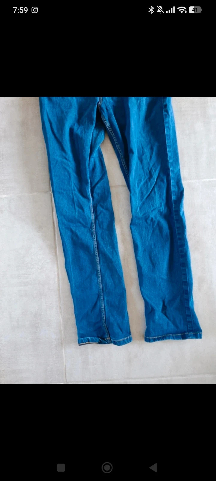 Jean Tissaia mujer T40 azul – Corte recto/slim – Stretch – photo 3